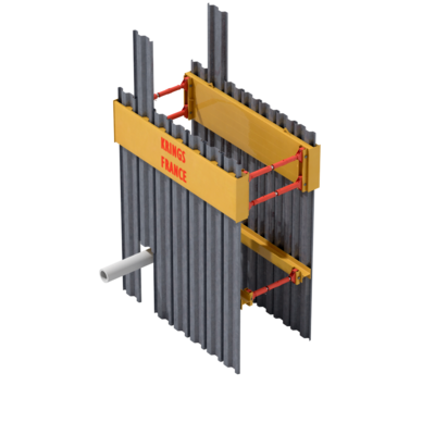 Pile guide box KKP