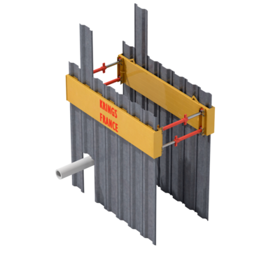 Mini pile guide box KKP Mini pile guide box KKP